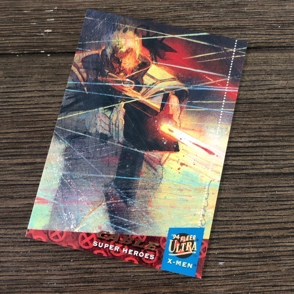 X-men ’94 Fleer Ultra trading card: Cable (Super Heros) #21